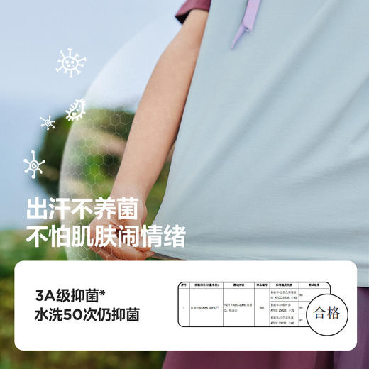 【棉感速干】迷你巴拉男女童短袖T恤夏防晒抑菌凉感上衣 商品图4