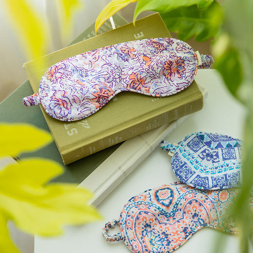 阳春小镇繁花眼罩遮光睡眠睡觉专用护眼透气舒适午休缓解疲劳成人高端 商品图0