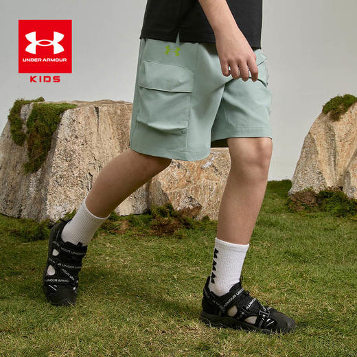 【12月-特惠福利】Under Armour安德玛男女童25新款梭织短裤252323351 商品图8