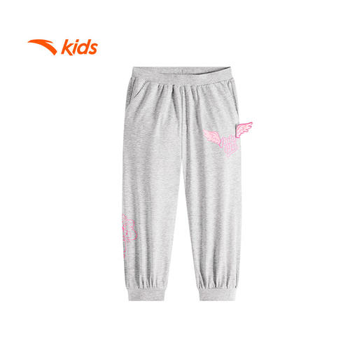 安踏儿童针织运动长裤女小童冰锋科技潮流系列针织运动长裤362529712 商品图4