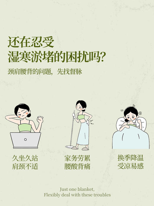 【龙骨凤脉贴】艾草龙骨久贴督脉艾灸贴背部敷贴 商品图1