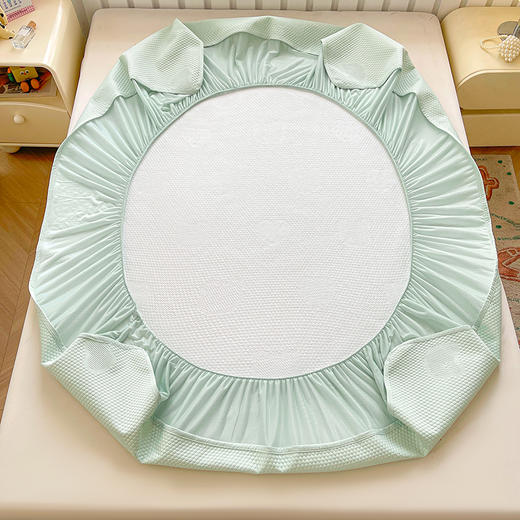 裸睡神器 凉而不冰  夏季凉感冰豆豆凉席床笠款三件套 商品图9