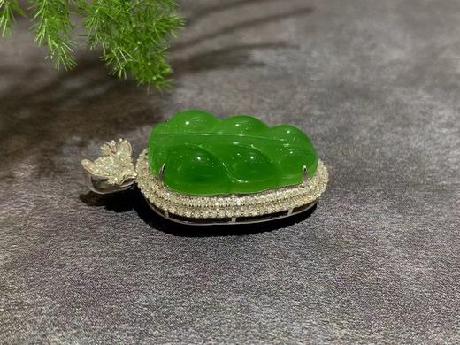 【御珠宫坊】金镶碧玉吊坠 商品图5