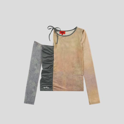 GOODBAI GOODEES拼接修身长袖T恤 商品图1