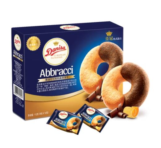 皇冠黄油可可抱抱曲奇饼干112g 商品图0