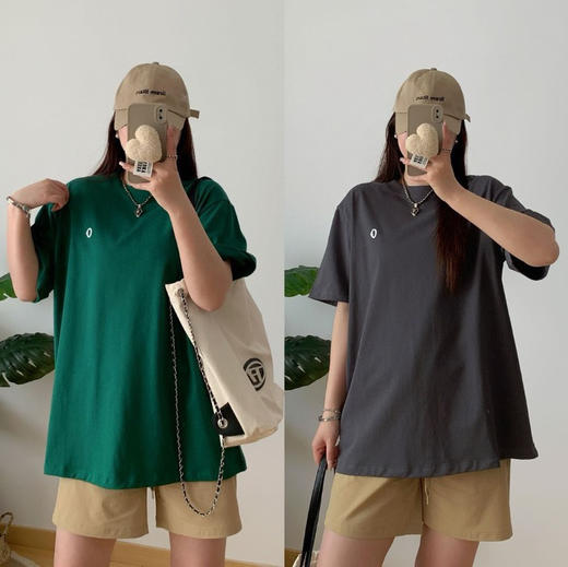 【4月15日  下午14:00 秒杀】AnKoRau/安高若男士 宽版 舒适 运动棉混纺图案短袖T恤 女生可穿 商品图1