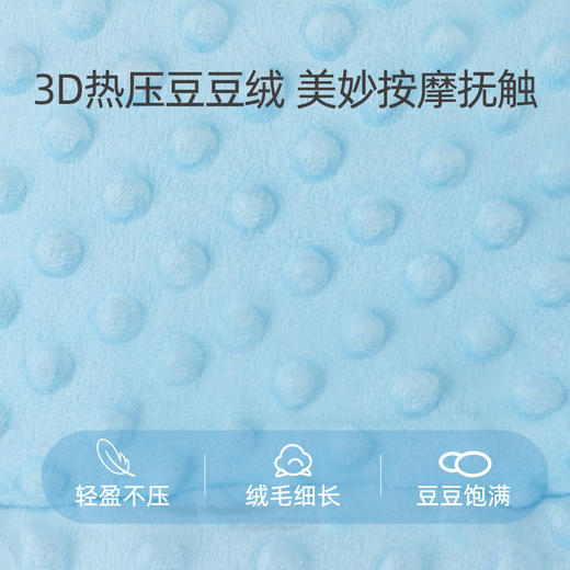 婴儿车豆豆绒双面坐垫溜娃神器秋冬加厚保暖婴儿推车棉垫四季通用 商品图2