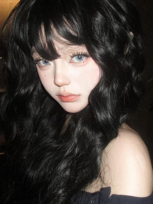 <月抛中直径>KIKICON-青梅奶酥 蓝-14.2mm【月抛 0-1000度 含525/575】 商品图5