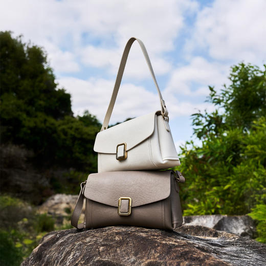 春夏美拉德手提真皮女包，小众高级感单肩斜挎包女通勤大包QSL-3037 商品图3