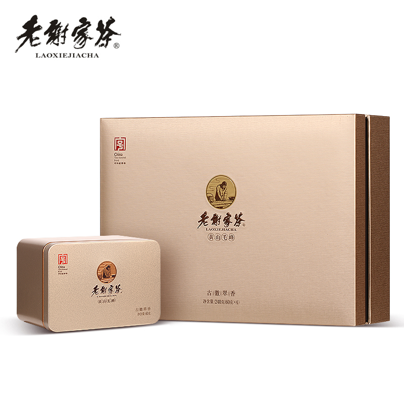 老谢家茶 黄山毛峰 绿茶 古徽翠香礼盒 240g