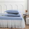多喜爱 凉豆豆床裙三件套-云镜（灰/蓝/粉） 【可水洗机洗】【柔软可折叠】【凉感值0.28】【全方位包裹】 凉席子A类标准 有效抗菌 3D立体凉豆豆 商品缩略图8