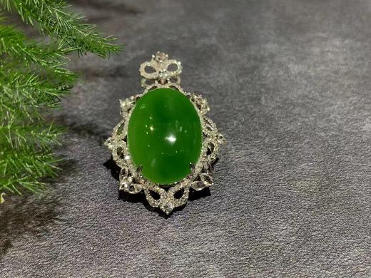 【御珠宫坊】金镶碧玉吊坠 商品图3