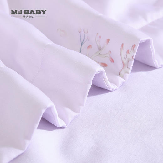 【6F】梦洁宝贝天丝卓萃水洗纯桑蚕丝被：花花鲸灵 商品图1