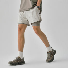 714street户外抗皱弹力运动短裤男女夏季新款轻薄透气骑行跑步裤