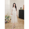 鹿向南「清颜」文艺温柔连衣裙女2025夏季新款收腰显瘦白色裙子DYL661763 商品缩略图2