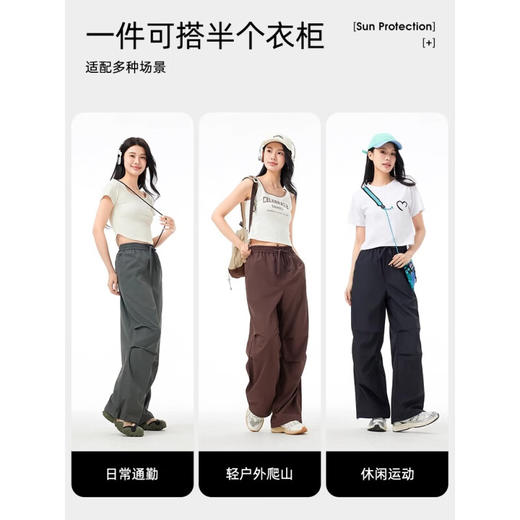 【耐磨透气 吸湿速干 束脚or直筒】骆驼CAMEL户外速干工装伞兵裤 商品图4