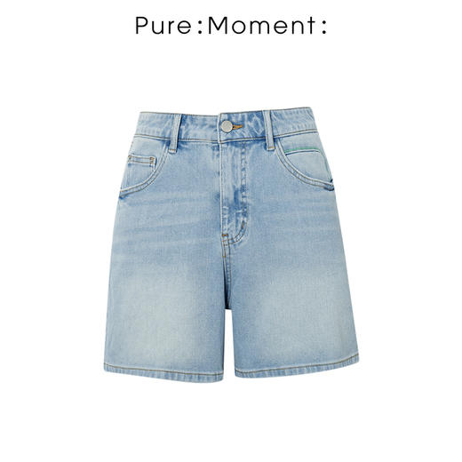 【商场同款】麦檬夏牛仔短裤4F6452891X 商品图0