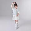 笛莎Deesha 童装女童套装2025夏新款女童银色装饰蓝白套装 商品缩略图2