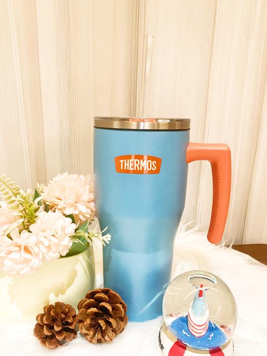 【6F】 膳魔师复古系列不锈钢吸管杯880ml带把手 商品图2