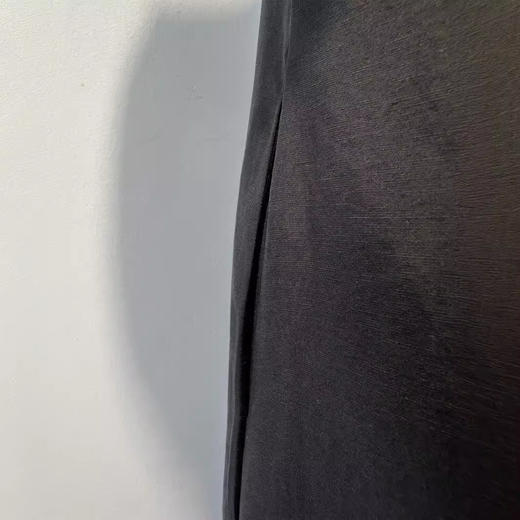 丁摩 奢品~柜上 透气莱赛尔亚麻混纺V领廓形无袖连衣裙5ZF-45023 商品图3