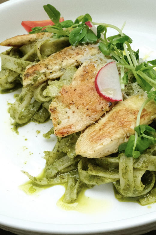 罗勒鸡肉宽面 Pesto chicken tagliatelle 商品图1