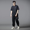 PINLI品立2025夏季新款男士笑脸烫钻圆领短袖T恤上衣BG252111056 商品缩略图1