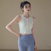 跃牌【周游世界系列】春夏新款瑜伽服女休闲简约背心纯色修身无袖上衣TP0863 商品缩略图3