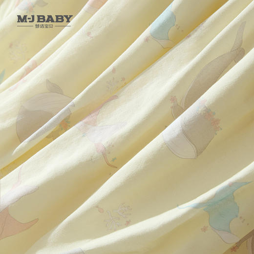 【6F】梦洁宝贝小轻柔竹纤维双面凉感被：花花鲸灵 商品图2