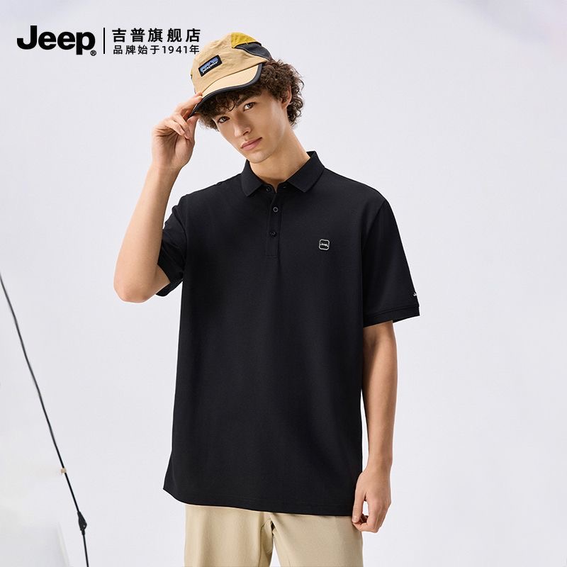 千元专柜品质！JEEP轻奢抑菌POLO衫 极致做工无惧近距离社交 AAA级银离子抑菌呼吸透气垂坠面料