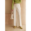HeyDres双口袋天丝休闲裤女夏季法式高腰宽松显瘦微喇裤百搭裤子 商品缩略图0