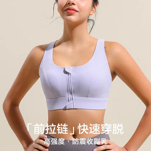 跃牌【安琪拉系列】新款高强度防震聚拢大码运动内衣跑步健身服瑜伽文胸女WXM183 商品图0