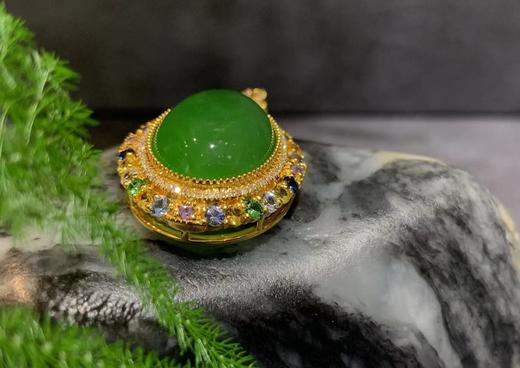 【御珠宫坊】金镶碧玉吊坠 商品图6