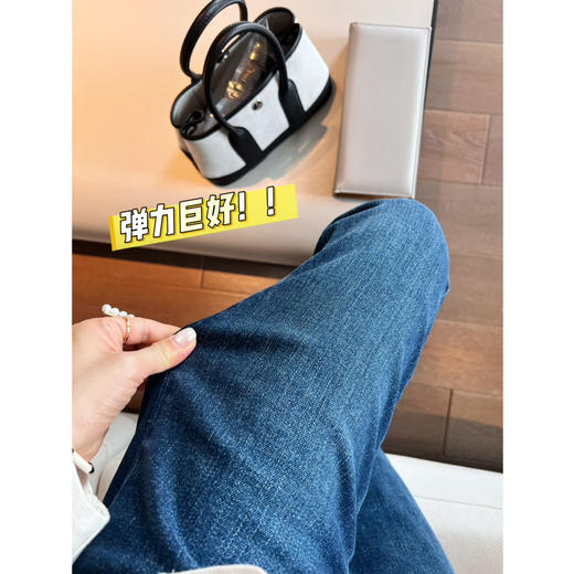 新年折扣 2504302   F牌 高腰 弹力9分 竹竿腿牛仔裤 商品图7