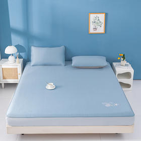 多喜爱 凉豆豆笠围三件套- 海星漫步/海之韵味/海豚精灵/海浪沙滩【精美绣花】 【可水洗机洗】【柔软可折叠】【凉感值0.28】【全方位包裹】 凉席子A类标准 有效抗菌 3D立体凉豆豆