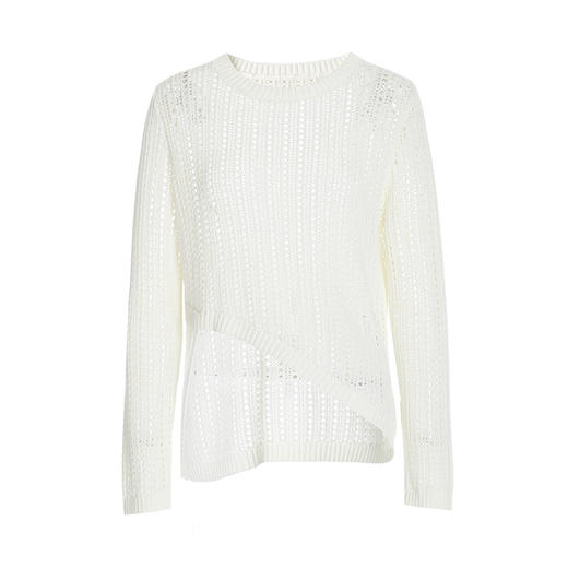 【宽松镂空针织罩衫】EITIE爱特爱显瘦百搭不规则2025夏季新款B2501610 商品图6