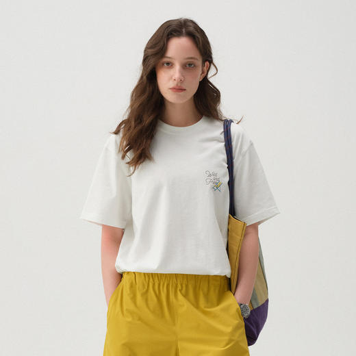 714street重磅260g泳池印花纯棉短袖T恤男25夏季新款宽松情侣体恤 商品图2