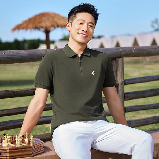 疯抢中！！【英国百年奢牌 始于1919】百富Byford商务休闲短袖POLO衫 凉爽透气 时尚百搭（男女同款） 商品图7