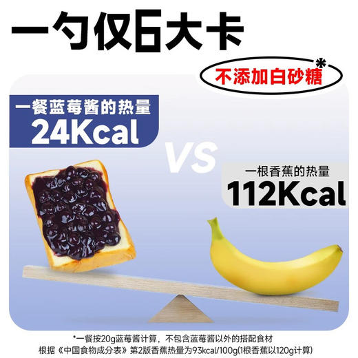 吃得到果肉的无添加果酱 蓝莓酱/草莓酱150g/瓶 商品图8