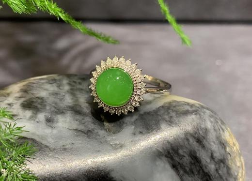 【御珠宫坊】金镶碧玉戒指 商品图1