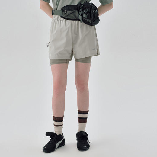 714street户外抗皱弹力运动短裤男女夏季新款轻薄透气骑行跑步裤 商品图1