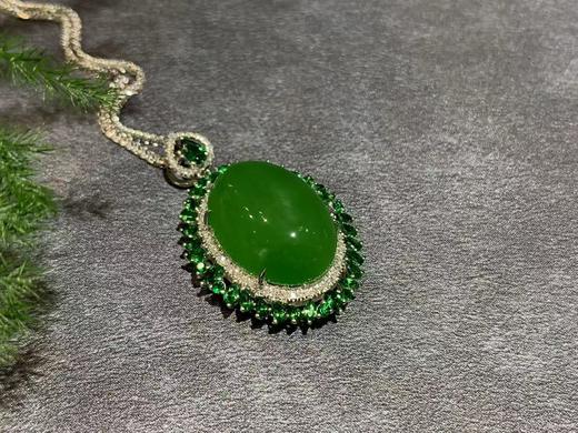 【御珠宫坊】金镶碧玉吊坠 商品图3