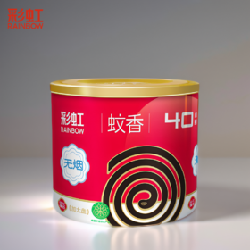 彩虹蚊香无烟桂花檀香特惠桶装（40单圈+接灰盘）