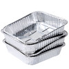 美丽雅锡纸盒 铝箔盘锡纸盘铝箔盒烤箱烤盘正方形烤肉盘 打包盒 1200ml*4只 商品缩略图1
