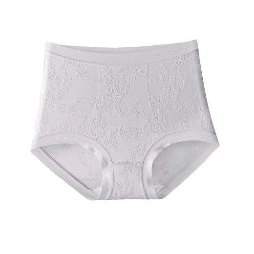 【两件装 美宅内裤】蕾丝中高腰大码 7A抗菌桑蚕丝加长底裆三角裤冰丝  商品图5