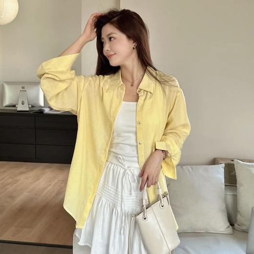 Gesamy天丝亚麻衬衫｜耐穿易打理，低调中显高级【3-7天发货】 商品图0