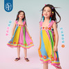 年衣童装女童连衣裙2025夏季新款国风儿童公主糯朵绒绒吊带裙 商品缩略图4