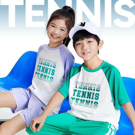 【速干】安奈儿童装男女童圆领短袖针织衫2025夏新款EM521170 商品图2