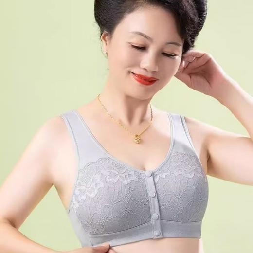 【genie】文胸内裤套装 Dr.bras 浪漫蕾丝 棉质前扣文胸 商品图0