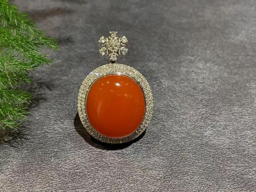 【御珠宫坊】金镶南红吊坠 商品图5