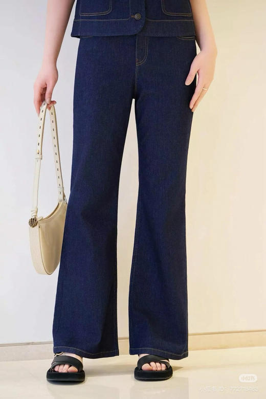 415-5 纯圆正 土壤牛仔系列 春夏薄款 软糯绵柔大弹力 圆领马甲 圆领牛仔夹克 商品图13